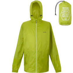 Veste de pluie coupe-vent Regatta Pack-It Jacket III verte Grenoble Green imperméable