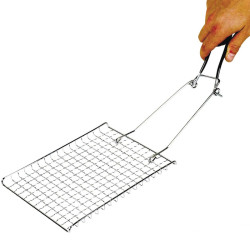 Gril à main CAO pliable et compact pour barbecue et feu de camp