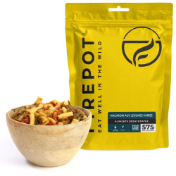 Plat déshydraté végan Firepot Macaroni aux légumes variés