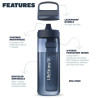 Gourde à filtre Go Series 650 ml Lifestraw bleue