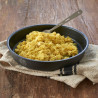 Repas lyophilisé de trek : poulet au curry et au riz