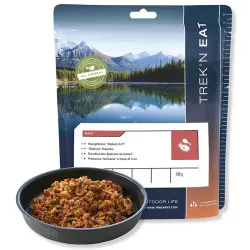 Plat lyophilisé Trek’n Eat Risotto des Balkans au bœuf à base de riz et de viande