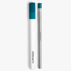 Paille filtrante Lifestraw SIP en acier inoxydable avec étui compact