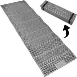 Matelas en mousse alvéolée Regatta Napa Folding Sleep Mat gris