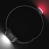 Frontale Silva Smini noire avec lampe rouge
