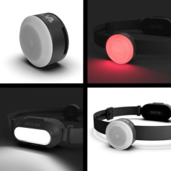 Lampe frontale avec feu rouge de sécurité Silva Smini noire
