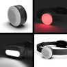 Lampe frontale avec feu rouge de sécurité Silva Smini noire