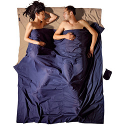 Drap de couchage pour 2 personnes Cocoon Travel Sheet Double en coton égyptien