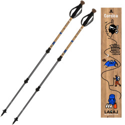 Bâtons de randonnée Corse Lacal Nature Stick 135 Île de Beauté