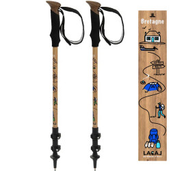 Bâtons de randonnée Nature Stick Bretagne Lacal