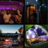 Guirlande solaire de bivouac Solar String Lights Multi Color Mpowerd Luci