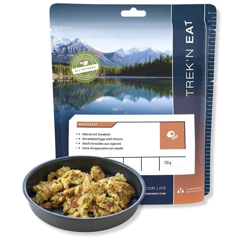 Petit déjeuner lyophilisé Oeufs brouillés aux oignons Trek’n Eat