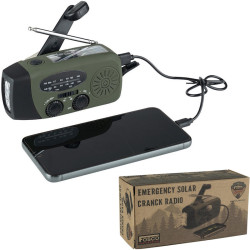Fosco Emergency Solar Cranck Radio