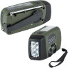 Radio de survie & lampe torche solaire à manivelle dynamo Fosco