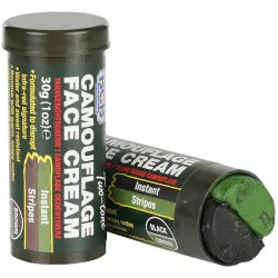 Bâton de crème de maquillage camouflage militaire BCB bicolore noir et vert