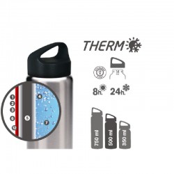 Bouteille isotherme 0.5L Laken Classic Thermo inox