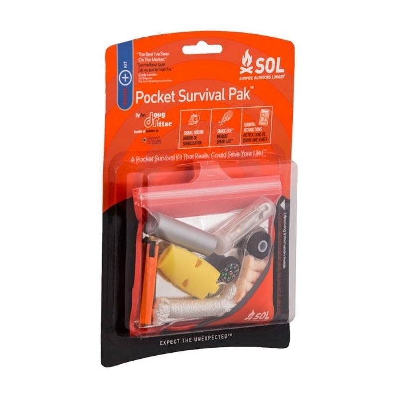 Photo, image du kit de survie Pocket Survival Pak en vente