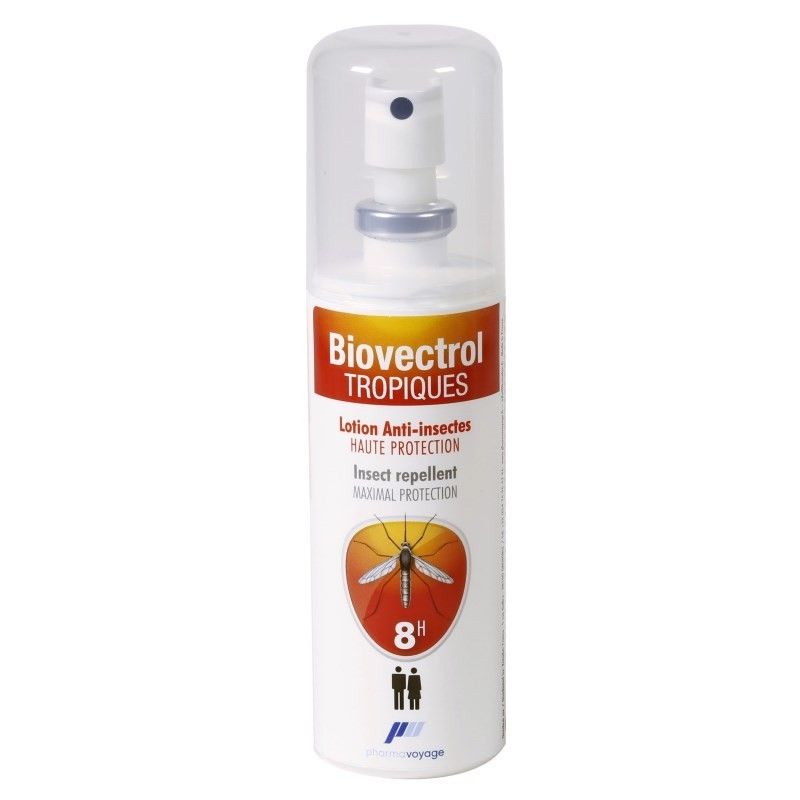 Photo, image du spray répulsif anti-insectes Biovectrol Tropiques en vente