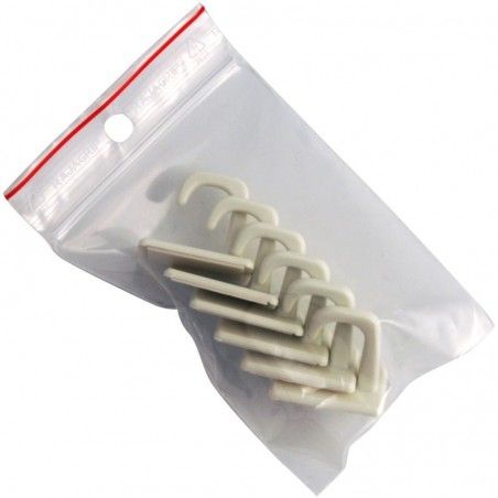 Lot de 6 crochets adhésifs pour moustiquaire Pharmavoyage