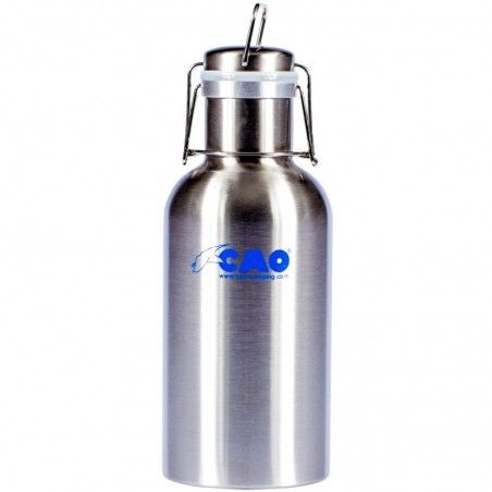 Gourde inox CAO 1,6 litre avec bouchon canette Gourde inox CAO 1,6 litre avec bouchon canette