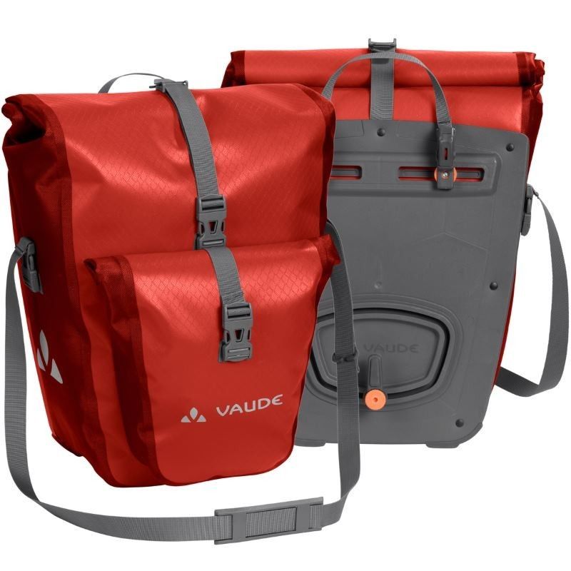 Sacoche arrière vélo Vaude Aqua Back Plus rouge (lot de 2)