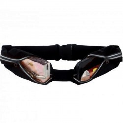 Ceinture cache-billets 2 poches Double Xtens Wantalis noir