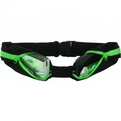 Ceinture cache-billets 2 poches Double Xtens Wantalis vert