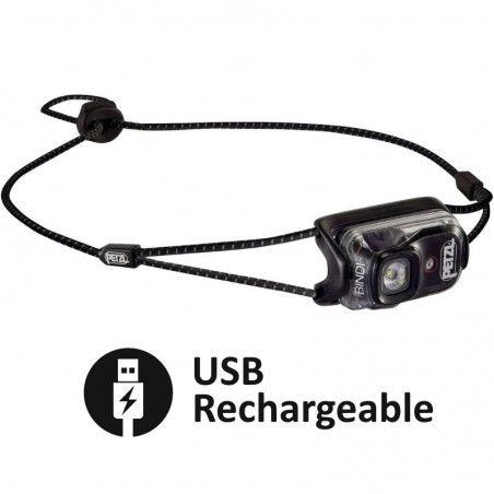 Lampe frontale Petzl Bindi noire Lampe frontale Petzl Bindi noire