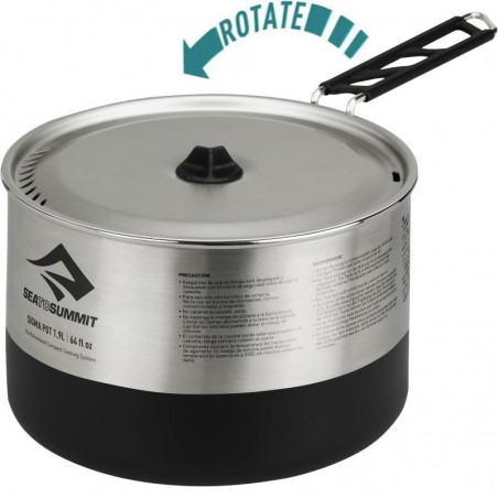 Popote inox Sea To Summit Sigma Pot 1,9L Popote inox Sea To Summit Sigma Pot 1,9L