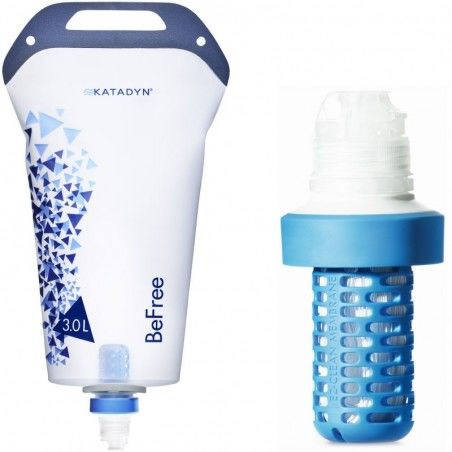 Gourde et réservoir souple filtre à eau Katadyn BeFree 3 litres Gourde et réservoir souple filtre à eau Katadyn BeFree 3 litres